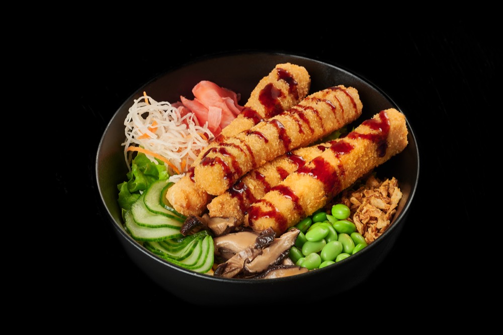 Tempura Salmon Bowl