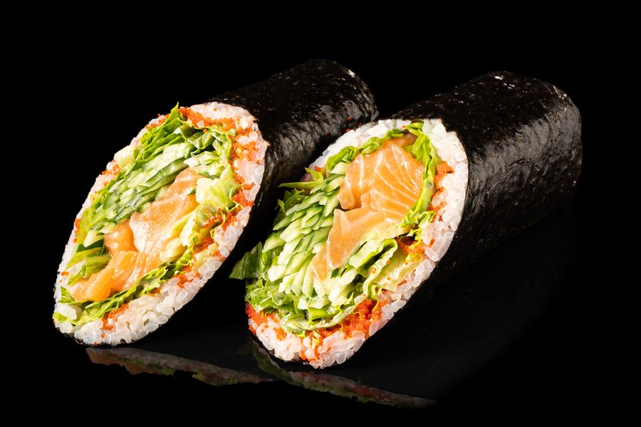 Lašišos Sushi Wrap